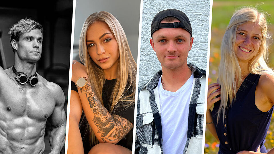 Simon Islinger, Anna Eisner, Philipp Lemberger und Nadine Freund (von links).