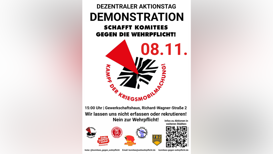 In 11 Städten finden am kommenden Samstag Demonstrationen statt. In 11 Städten finden am kommenden Samstag Demonstrationen statt.