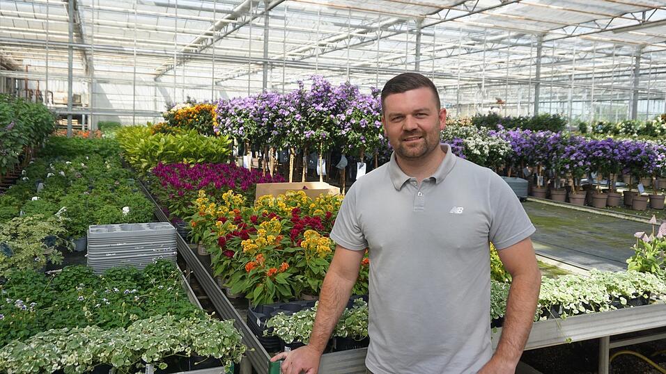 Thomas R&ouml;ckl ist einer der beiden Gesch&auml;ftsf&uuml;hrer von Alpha Blumen.