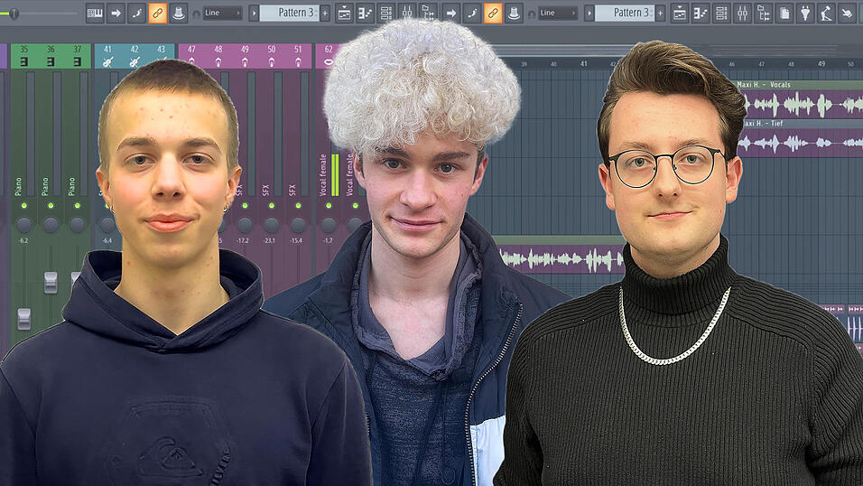 Valentin Löw alias RallieV, Daniel Reisbeck alias Calenaur und Maximilian Hofmeister alias Maregar. Valentin Löw alias RallieV, Daniel Reisbeck alias Calenaur und Maximilian Hofmeister alias Maregar.