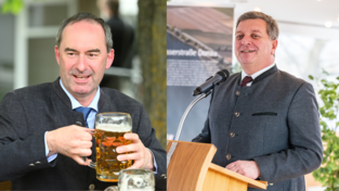 Hubert Aiwanger springt zusammen mit Christian Bernreiter beim diesj&auml;hrigen G&auml;ubodenvolksfest spontan als Er&ouml;ffnungsredner ein.&nbsp;