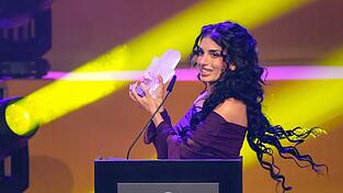 Auf einer Preisgala statt im Sp&auml;tkauf: Sara Arslan.