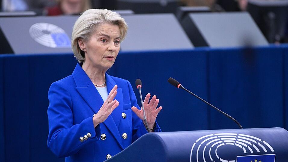 Kommissionspräsidentin Ursula von der Leyen rief angesichts der Bedrohungen aus Russland dazu auf, darauf nicht nur zu reagieren, sondern auch abzuschrecken.