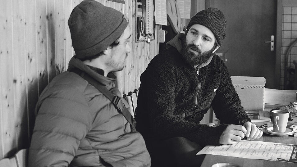 Mike (rechts) und Fabian (links) von 'dicht&ergreifend'.