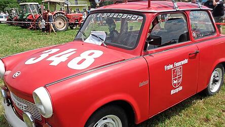 Ein Feuerwehr-Trabant 601, Baujahr 1974