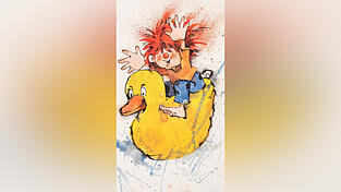 Den Ur-Pumuckl schuf die Münchnerin Barbara von Johnson für die Bücher, die ab 1965 erschienen. Den Ur-Pumuckl schuf die Münchnerin Barbara von Johnson für die Bücher, die ab 1965 erschienen.
