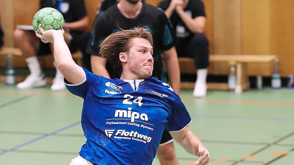 Gute Erinnerungen: Die letzte Begegnung mit Regensburg hat die TG Mipa mit 30:17 gewonnen. Das war am 22. April 2022 - und mit fünf 'Buden' von Florian Obermayr (Bild). Gute Erinnerungen: Die letzte Begegnung mit Regensburg hat die TG Mipa mit 30:17 gewonnen. Das war am 22. April 2022 - und mit fünf 'Buden' von Florian Obermayr (Bild).