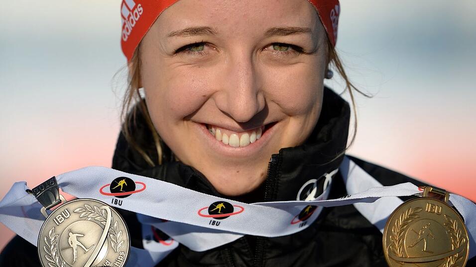 Rückblick: Schon 2015 gewann Franziska Preuß zwei WM-Medaillen.