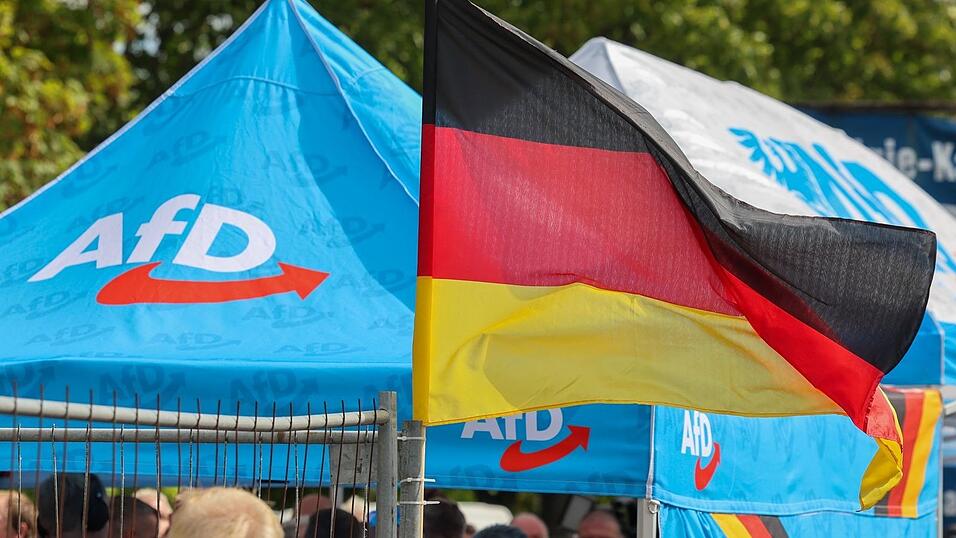 In Umfragen klar vorn: die AfD in Sachsen-Anhalt. In Umfragen klar vorn: die AfD in Sachsen-Anhalt.