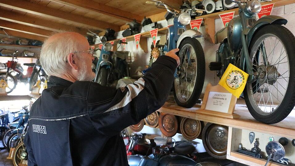 Besuch: Eine Combinette fuhr Christoph Bl&ouml;cher als Jugendlicher