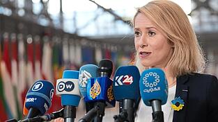 Die EU um ihre Au&szlig;enbeauftragte Kaja Kallas kann die sich rasch &uuml;berschlagenden Ereignisse im Nahen Osten wenig beeinflussen.