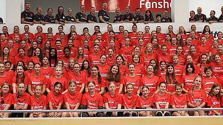 Insgesamt 140 Teilnehmerinnen waren in diesem Jahr beim Volleyball-Camp mit von der Partie.