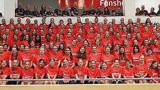 Insgesamt 140 Teilnehmerinnen waren in diesem Jahr beim Volleyball-Camp mit von der Partie.