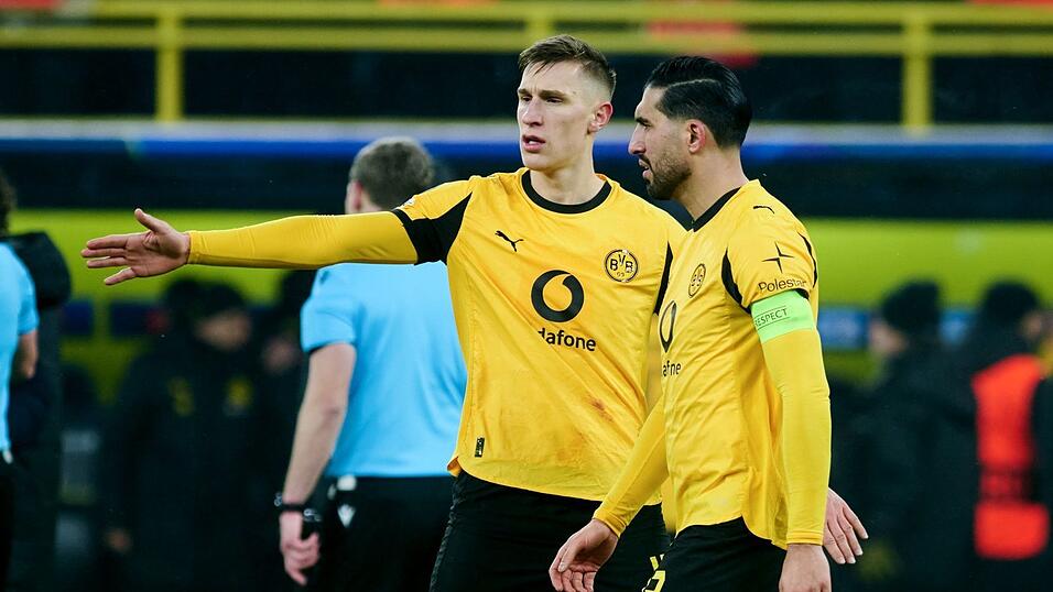 Die Abwehrbosse Nico Schlotterbeck und Emre Can absolvierten gemeinsam das Abschlusstraining. (Archivbild)