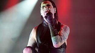 Schock-Rocker Marilyn Manson kommt um eine Anklage herum. (Archivbild)