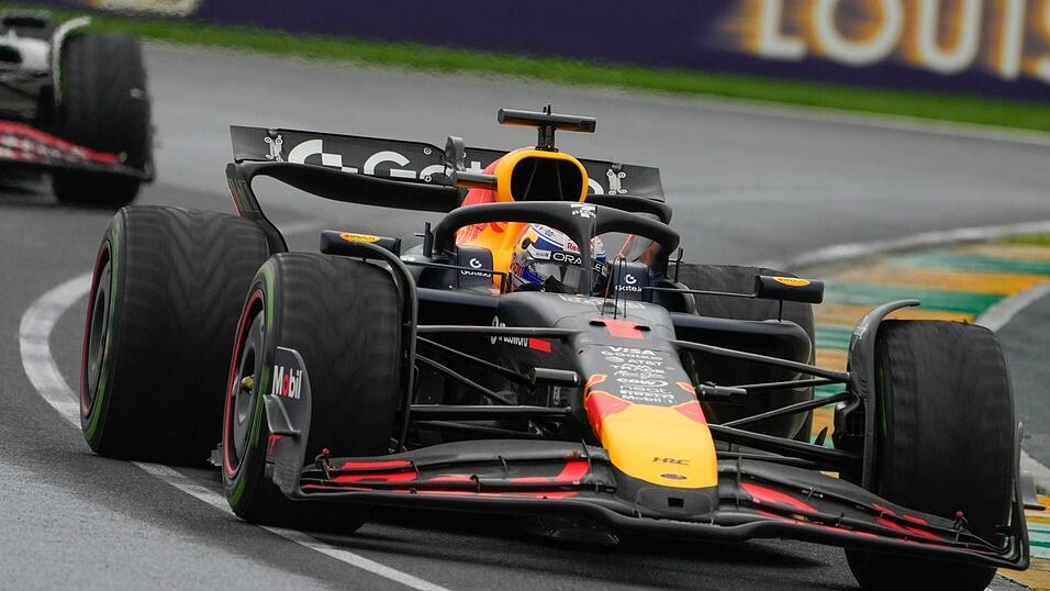 Max Verstappen präsentiert sich wieder als Regenkünstler.