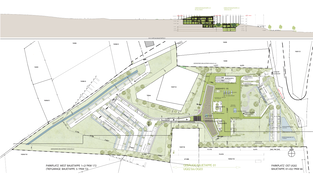 Die Stadt stellt den Bebauungsplan „GE Auhof West“ auf. Auf dem rund 5,5 Hektar großem Gelände soll der Haix-Campus entstehen. Die Stadt stellt den Bebauungsplan „GE Auhof West“ auf. Auf dem rund 5,5 Hektar großem Gelände soll der Haix-Campus entstehen.
