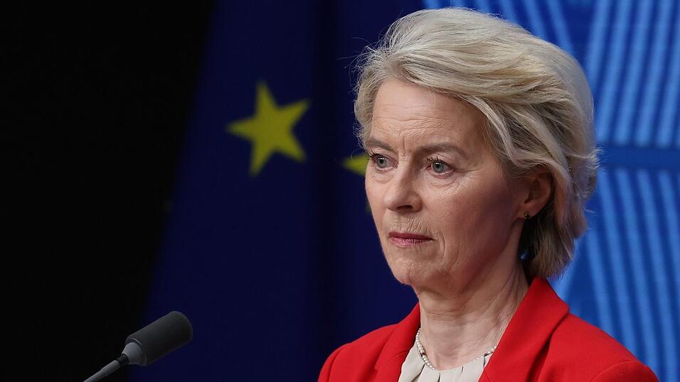 EU-Kommissionspr&auml;sidentin Ursula von der Leyen hatte Musks US-Firma zuletzt zum Einlenken gedr&auml;ngt. (Archivbild)