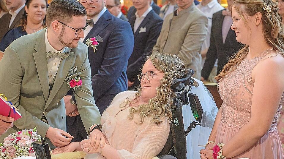 Patricia Lorenz und Fabian Albert aus Pfatter gaben sich das Jawort.
