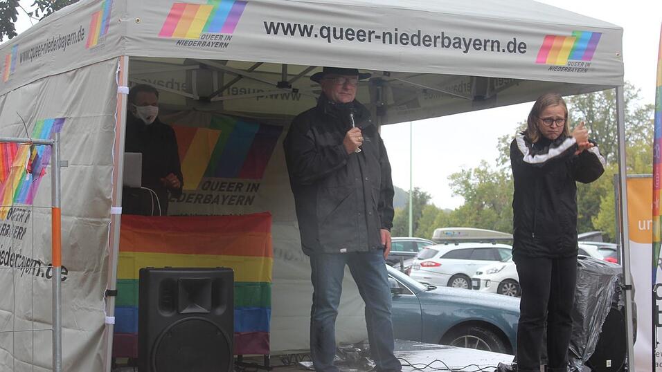 Die Eindrücke vom Christopher Street Day 2020 in Landshut.