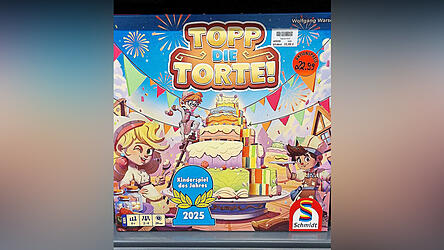 &bdquo;Topp die Torte&ldquo; ist das Kinderspiel des Jahres und Erwachsene bauen gerne Lego-Blumen.