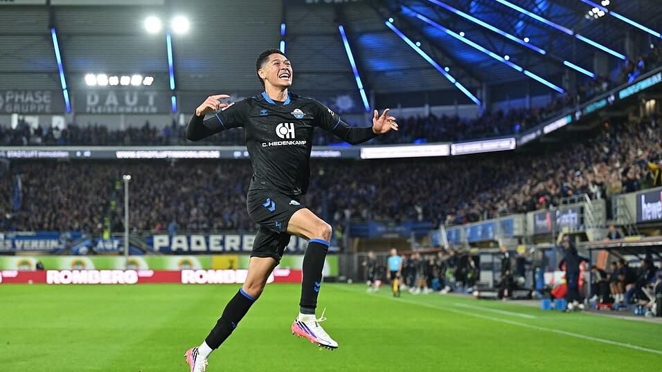 Santiago Castaneda erzielte den ersten Saisontreffer f&uuml;r den SC Paderborn.