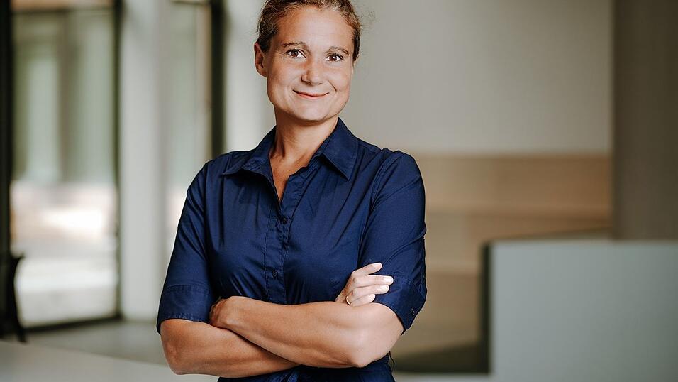 Mit nur 40 Jahren ist Marie Jaroni Chefin der Stahlfirma TKSE. Mit nur 40 Jahren ist Marie Jaroni Chefin der Stahlfirma TKSE.