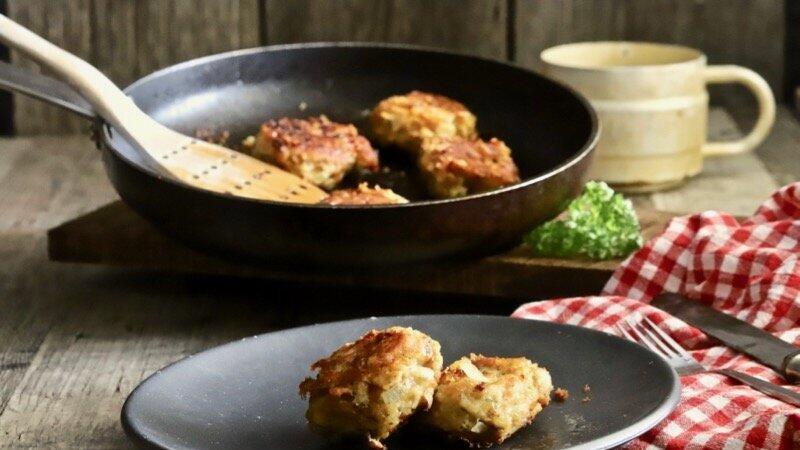 So sehen die fertigen Kaspressknödel aus.