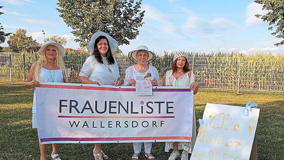 Die Wallersdorfer Frauenliste möchte es sich noch einmal gut gehen lassen unter freiem Himmel. Der Termin am 28. August steht - nun ist Daumendrücken für schönes Sommerwetter angesagt. Die Wallersdorfer Frauenliste möchte es sich noch einmal gut gehen lassen unter freiem Himmel. Der Termin am 28. August steht - nun ist Daumendrücken für schönes Sommerwetter angesagt.