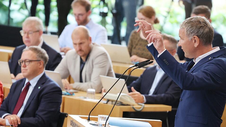 AfD-Fraktionschef Björn Höcke hat als Ministerpräsident kandidiert - und verloren. AfD-Fraktionschef Björn Höcke hat als Ministerpräsident kandidiert - und verloren.