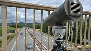 Die Monocam bei einem Test-Einsatz in Rheinland-Pfalz. (Archivbild)