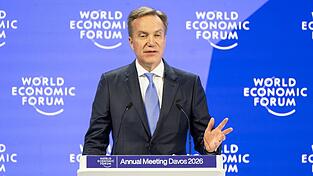 Im Januar leitete B&oslash;rge Brende noch das Weltwirtschaftsforum in Davos. (Archivbild)