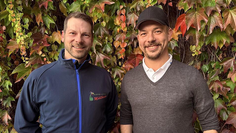 Michael Mühlbauer junior (links) und Markus Späth wollen das Drachenstich-Volksfest gestalten.