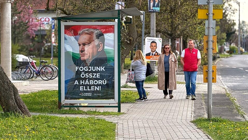 Zwei Tage vor der Parlamentswahl in Ungarn unterstellt Regierungschef Orban der Opposition Umsturzpl&auml;ne. (Archivbild)
