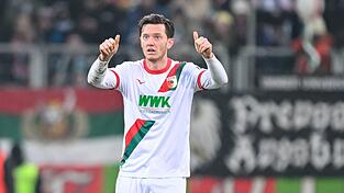 Michael Gregoritsch war schon bei Manuel Baums letztem DFB-Pokal-Auftritt 2019 dabei. (Archivbild) Michael Gregoritsch war schon bei Manuel Baums letztem DFB-Pokal-Auftritt 2019 dabei. (Archivbild)