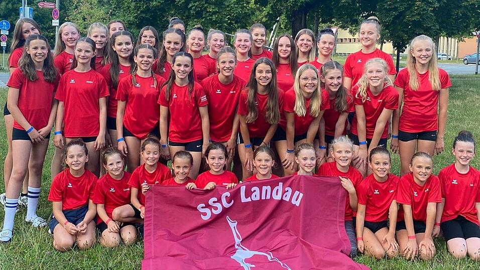 Alle SSC-Gruppenturnerinnen standen in Ingolstadt auf dem Siegertreppchen.