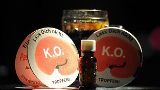 Die sächsische Polizei vermutetein  großes Dunkelfeld bei Straftaten in Zusammenhang mit K.-o.-Tropfen. (Symbolbild)