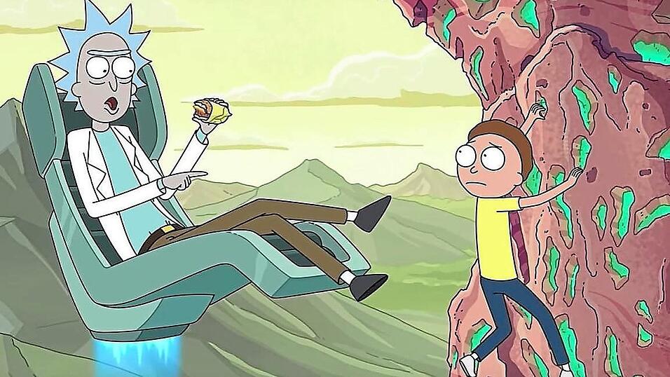 Hei&szlig; geliebt und kontrovers diskutiert: 'Rick and Morty' kommt f&uuml;r eine vierte Staffel zur&uuml;ck ins Fernsehen. Bild: Adult Swim