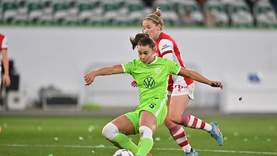 Unsere Nummer 6: Mittelfeldspielerin Lena Sophie Oberdorf / VfL Wolfsburg / 27 Länderspiele / 3 Tore Unsere Nummer 6: Mittelfeldspielerin Lena Sophie Oberdorf / VfL Wolfsburg / 27 Länderspiele / 3 Tore