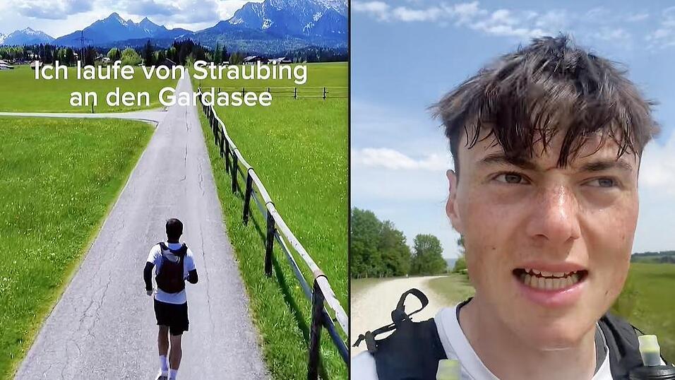Am kommenden Samstag wird Moritz Gürster nach zwölf Marathons in zwölf Tagen am Gardasee ankommen. Auf Tiktok hält er mit Videoclips seine Follower auf dem Laufenden. Am kommenden Samstag wird Moritz Gürster nach zwölf Marathons in zwölf Tagen am Gardasee ankommen. Auf Tiktok hält er mit Videoclips seine Follower auf dem Laufenden.