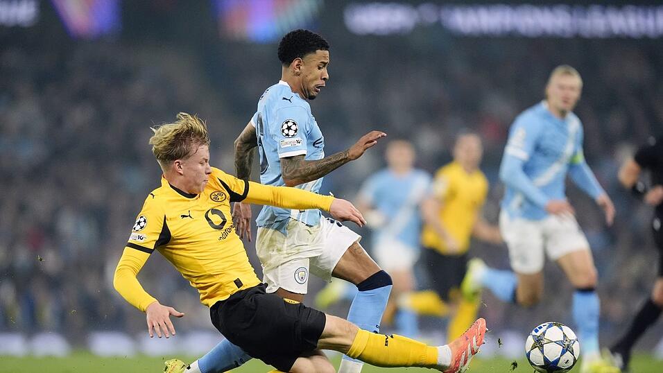 Der BVB war gegen Manchester oft einen Schritt zu spät. Der BVB war gegen Manchester oft einen Schritt zu spät.