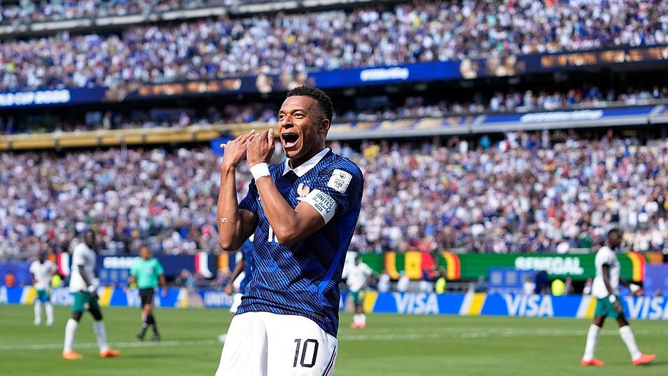 Der Topstar unter den vielen Stars der Franzosen: Kylian Mbappé. Der Topstar unter den vielen Stars der Franzosen: Kylian Mbappé.