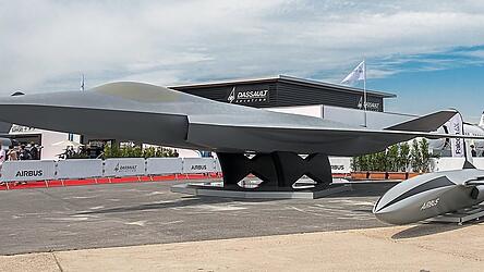 Ein Vorf&uuml;hrmodell des New Generation Fighters wurde erstmals 2019 bei der Paris Air Show vorgestellt.