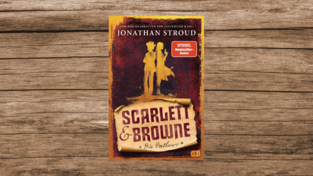 'Scarlett & Browne - Die Outlaws', Jonathan Stroud, erschienen im cbj-Verlag.