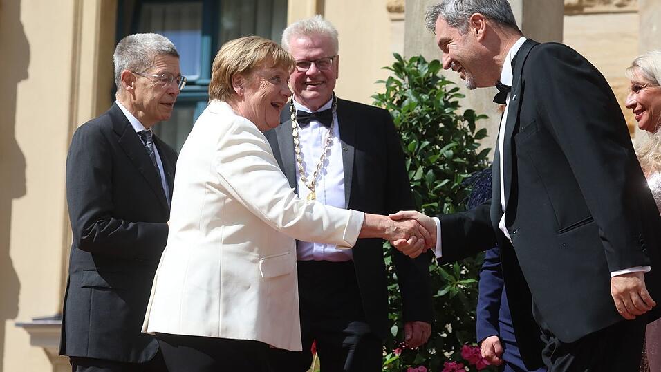 Angela Merkel in Bayreuth.