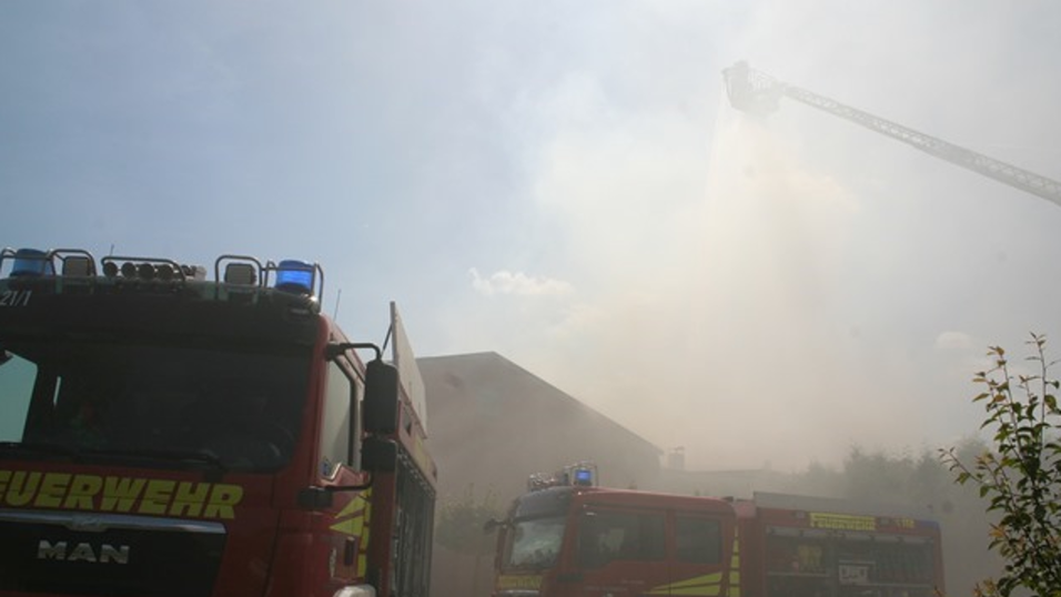 In Wallersdorf brannte eine Pizzeria.