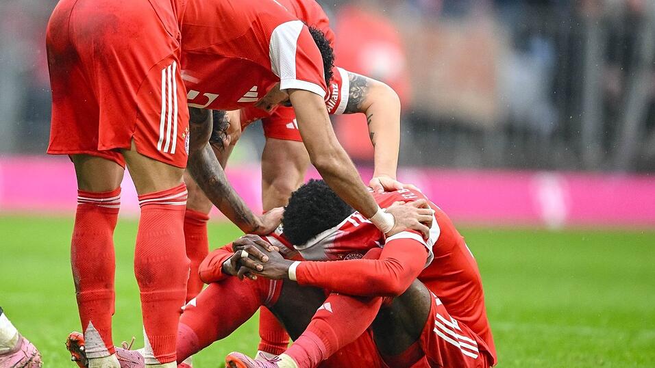 Davies brauchte Trost von den Kollegen.