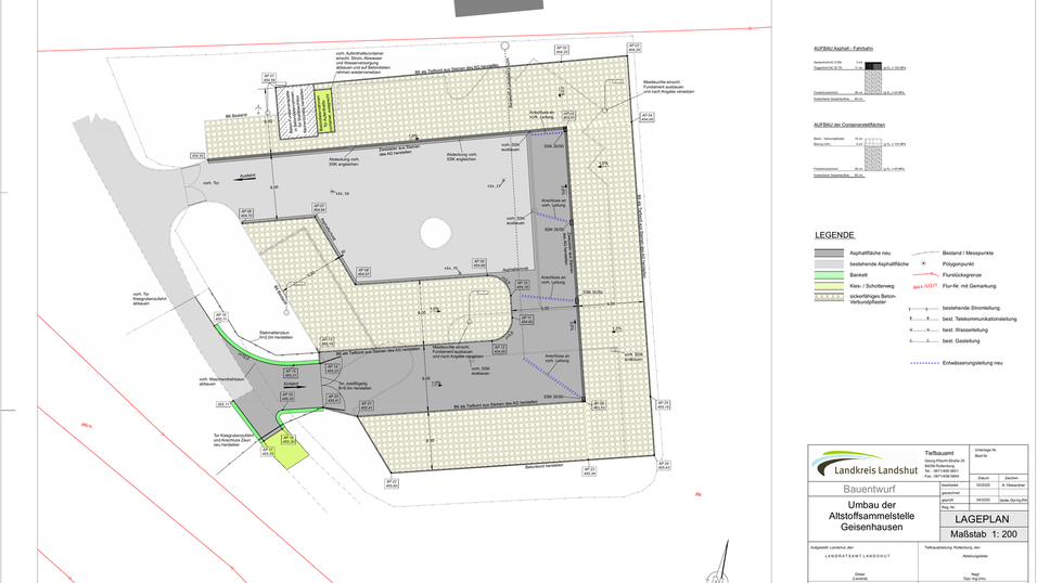 So sieht der Plan des Tiefbauamts aus: Es wird eine neue Einfahrt geschaffen, damit der Verkehr nur in eine Richtung flie&szlig;t.
