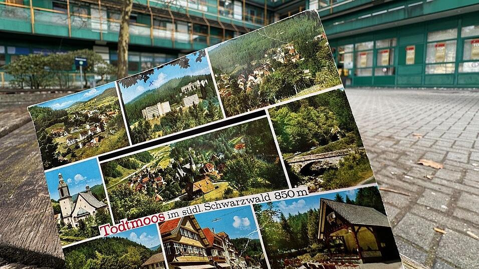 Die Karte mit Schwarzwaldmotiven war 47 Jahre lang unterwegs.