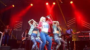 Anastacia rockte das Bluetone-Zelt. Anastacia rockte das Bluetone-Zelt.